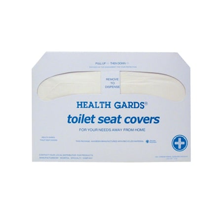 Hospeco Health Gards HalfFold Toilet Seat Covers, 1000PK HOS HG-1000