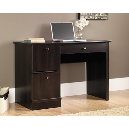 Sauder Computer Desk, 30.157 in H, 46.535 in W X Cinnamon Cherry 408995