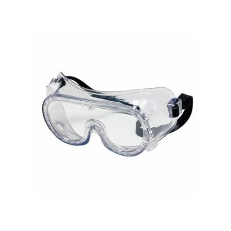 Mcr Safety Protective Goggles, Clear/Clear, PVC, Chemical Resistant, Indirect Vent 135-2230R