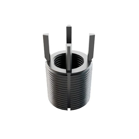 Zoro Select Key Locking Insert, Heavy Wall, 4 Keys, 7/8"-14 Int Thrd Sz, 1 1/4"-12 Ext Thrd Sz, Stainless Steel 215-066110