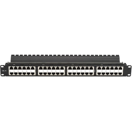 Black Box Spacegain Cat5E High-Density Feed-Throug, 48-Port, RJ45 JPM806A-HD