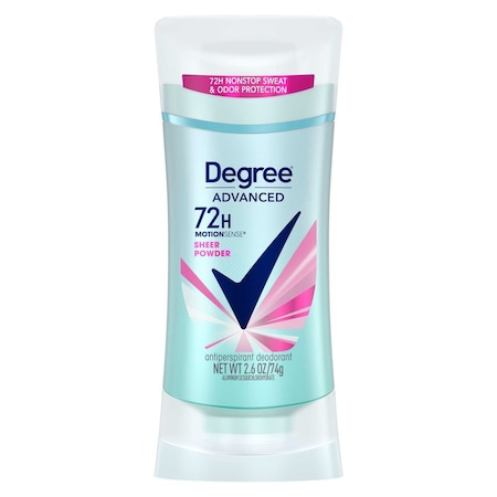 Degree Sheer Powder Advanced Protection Antiperspirant Deodorant Stick for Women, 2.6 Ounce, 12PK 64344159