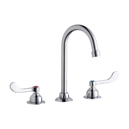Elkay Handle-Operated Faucet, Manual, Gooseneck LK800GN05T4