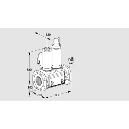 Honeywell Kromschroder Gas Solenoid Valve – 500 mbar, IP65, EN 161, Class A KS88203699