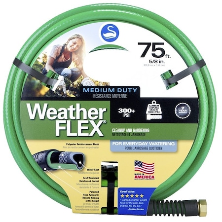 Swan 5/8Inx75Ft Weatherflex Hose SNWF58075