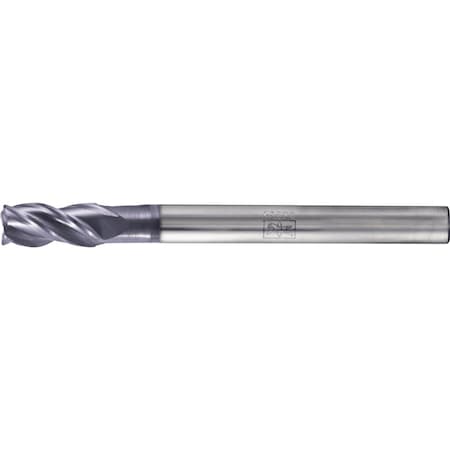 Pferd PFERD Chamfered End Mill, 4 flutes, 1/4'' Dia, 1/2'' APMX, 2-1/2'' OAL, cylindrical shank 23003046