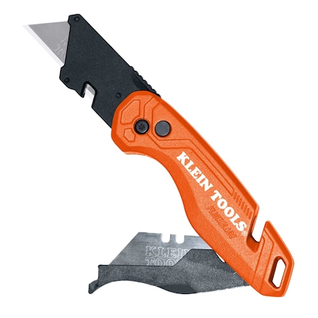 Klein Tools Utility Knife, Folding, w/Blade Storage 44303