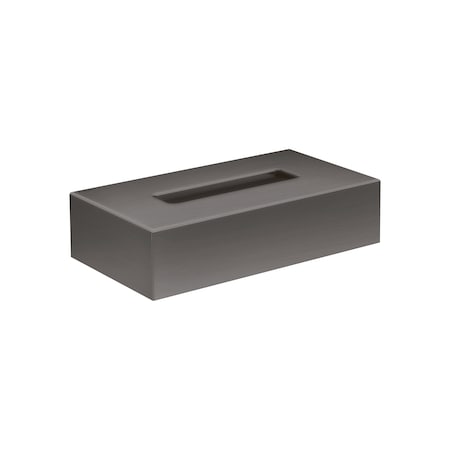 Axor Universal Circular Tissue Box in Brushed Black Chrome 42873340