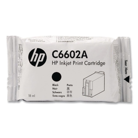 Hp Ink Cartridge, Black C6602A