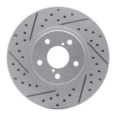 Dynamic Friction Co DFC Geoperformance Rotor - Drilled and Slotted 830-13009R