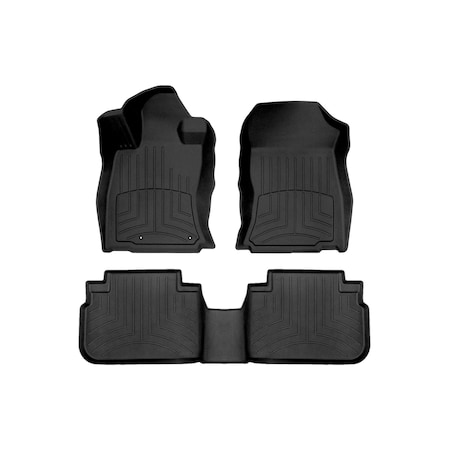 Weathertech Black, Front and Rear FloorLiner HP 441500-1-2IM