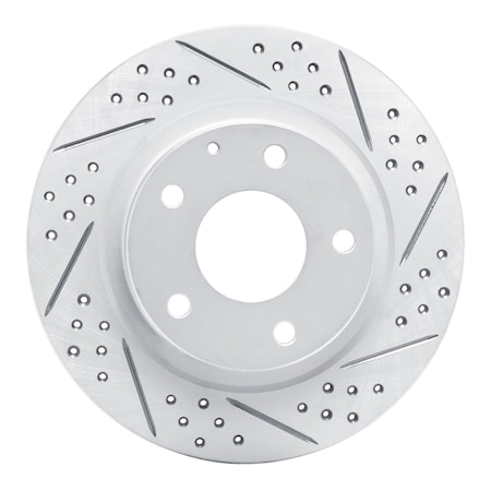 Dynamic Friction Co DFC Geoperformance Rotor - Drilled and Slotted 830-80051R