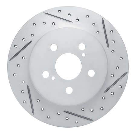 Dynamic Friction Co DFC Geoperformance Rotor - Drilled and Slotted 830-76156R