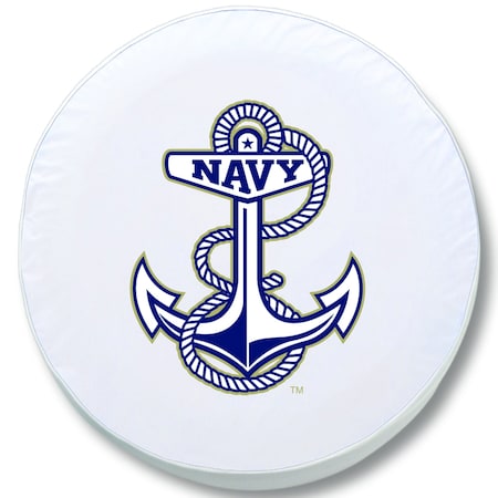 Holland Bar Stool Co 21 1/2 x 8 US Naval Academy (NAVY) Tire Cover TCOUSNavAWT