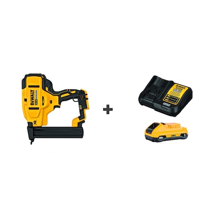 Dewalt Staple Gun, Cordless, 20VDC, 18 ga. StapleW DCN681B/DCB230C