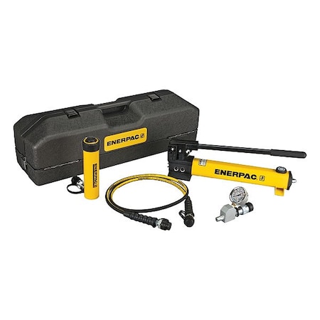 Enerpac Cylinder and Hand Pump Set, Single Acting SCR106TB