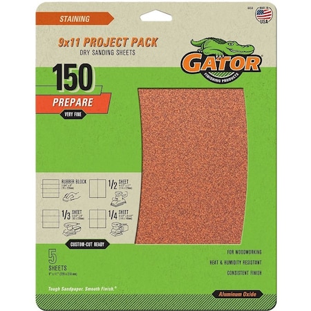 Ali 4464 9X11 GARNET C-WT 150GATOR, 5PK PZ1003LF
