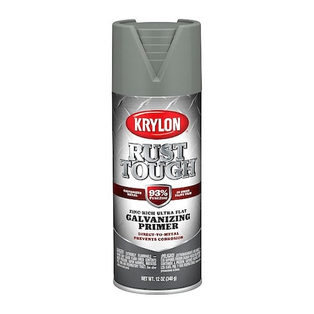 Krylon Rust Tough Spray Paint, Galv Primer, 12OZ K09240008
