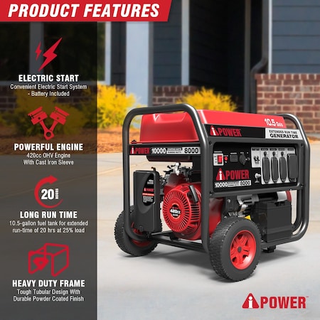 Aipower Portable Generator AP10000E