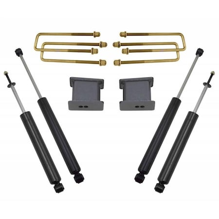 Whole-In-One 3 in. Rear U-Blocks & Blocks Rear Suspension Lift Kit WH3639119
