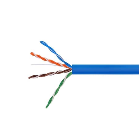 Monoprice Cat5E Utp Solid, Cmr, Blue 1000 ft. 12757