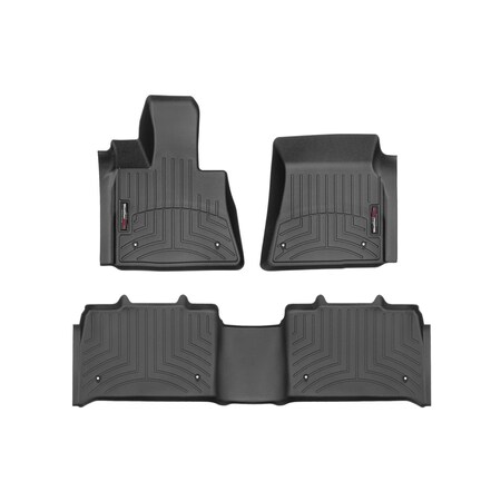 Weathertech Black, Front and Rear Floorliners 441537-1-2