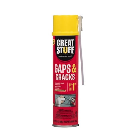 Great Stuff Gaps & Cracks Ivory Polyurethane Insulating Foam Sealant 20 oz, 12PK 157911