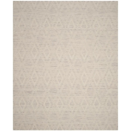 Safavieh 8 x 10 ft. Marbella Hand Woven Large Rectangle Area RugSilver & Ivory MRB312A-8