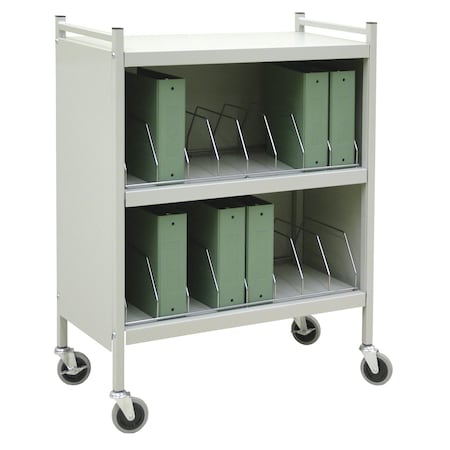 Omnimed Closed Chart Rack Holds X-Large Binders, 16 Binder Capacity 261516-LG