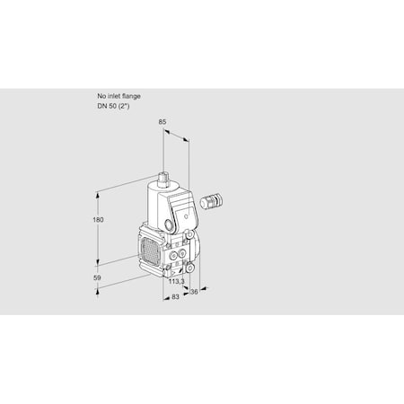 Honeywell Kromschroder VAS3-/50R/NP KS88030735