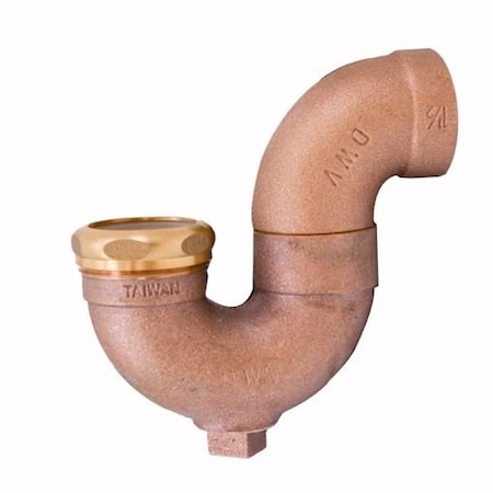 Jones Stephens 1-1/2in. Cast DWV Slip Joint P-Trap K245540295