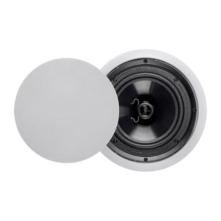 Monoprice Aria Ceiling Speakers 8-inch Polypropylene 2-Way (pair) 18588