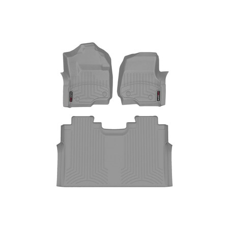 Weathertech Grey, Front and Rear Floorliners 4610121-466972