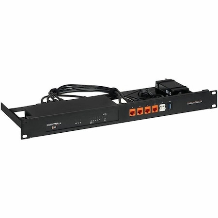 Rackmount.It Rack Mount Enclosure - For Firewall - 1U Rack Height - Rack-mountable - Jet Black RM-SW-T14