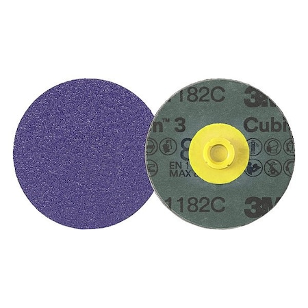 3M Cubitron Quick-Change Disc, Ceramic, 4 in Dia., PK25 7100332345