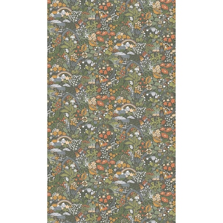 York Wallcoverings Taget Dark Green Wall Mural MBRD29037