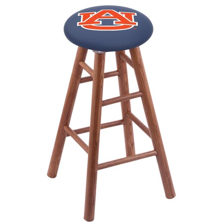 Holland Bar Stool Co Oak Counter Stool, Medium Finish, Auburn Seat RC24OSMed