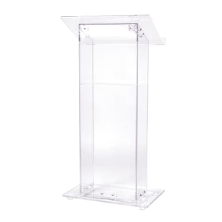 Coolcrafts Clear Acrylic Lectern With Shelf CO2628491