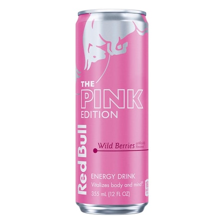 Red Bull Pink Edition Wild Berries Caffeine Beverage 12 oz 1 pk RB247584