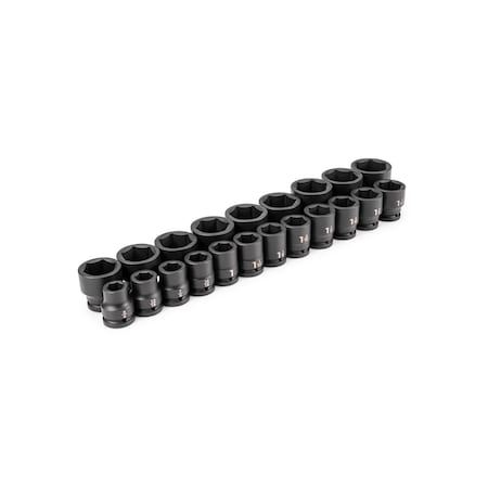 Tekton 3/4 Inch Drive 6-Point Impact Socket Set, 21-Piece 3/4-2 in. SID93001