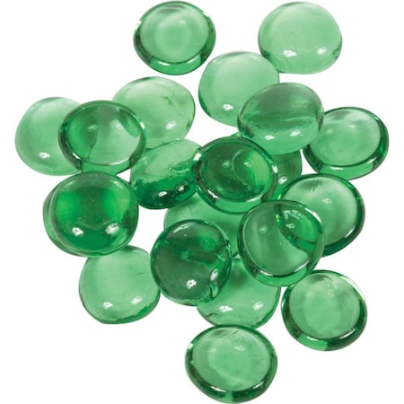 Dagan 0.75 in. Fire Beads, Green GB-GREEN