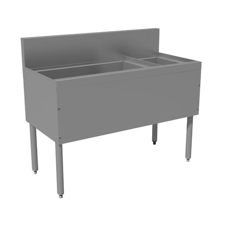 Advance Tabco Prestige Ice Chest 42 in.W x 20 in.D x 36 in.H 7 in.H backsplash PRC-19-42L