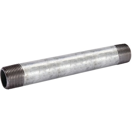 Smith-Cooper 84NI4 Series 84NI4040120C Pipe Nipple, 4 in, Butt Weld, Carbon Steel, SCH 40 Schedule, 12 in L 571-120BC