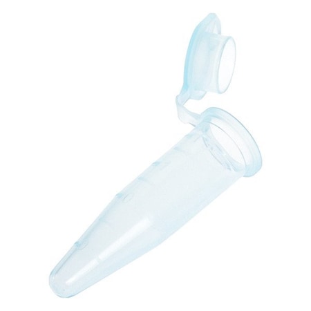 Zoro Select Microcentrifuge Tube, 0.41 in Dia, PK500 229444B