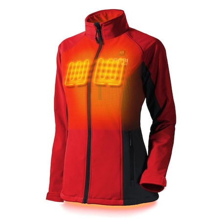 Gobi Heat Sahara Women's Heated Jacket, Red/Black, L 728614