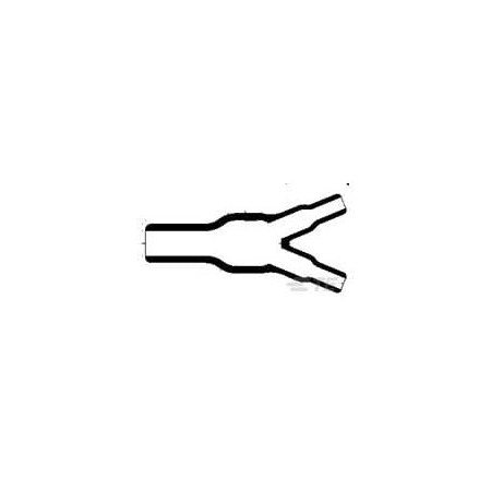 Raychem Adhesive Lined Heat Shrink Boot, 0.79 in, Black E34762-000