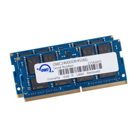 Owc 32.0GB 2X 16GB 2400MHZ DDR4 PC4-19200 SO-DIMM 260 PIN CL17 MEM UPGKIT OWC2400DDR4S32P
