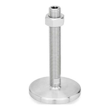J.W. Winco Male-End Leveling Mount, 4.07 in H 21-100-5/8X11-75-D1-UK