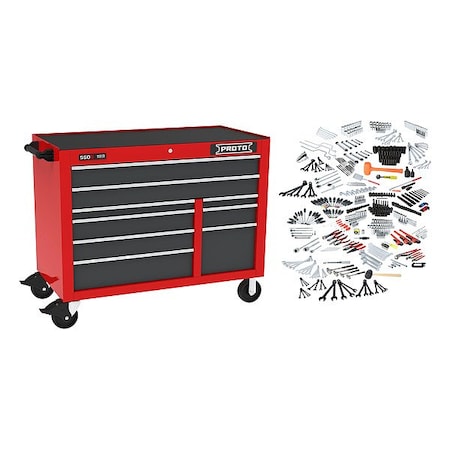 Proto 649 Pieces Set w/ Foam and J556646B-11SG JCS-0600MASBX1A