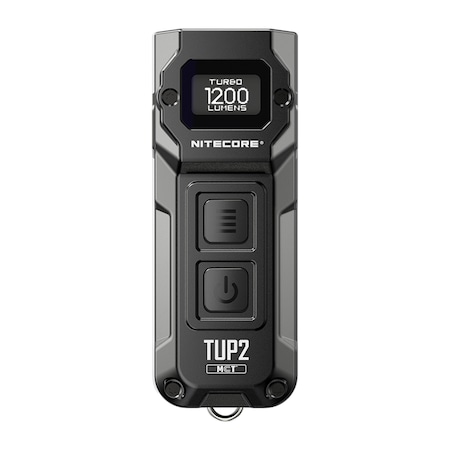Nitecore TUP2 1200 Lumen MCT Rechargeable Keychain EDC Flashlight, Black TUP2-BK